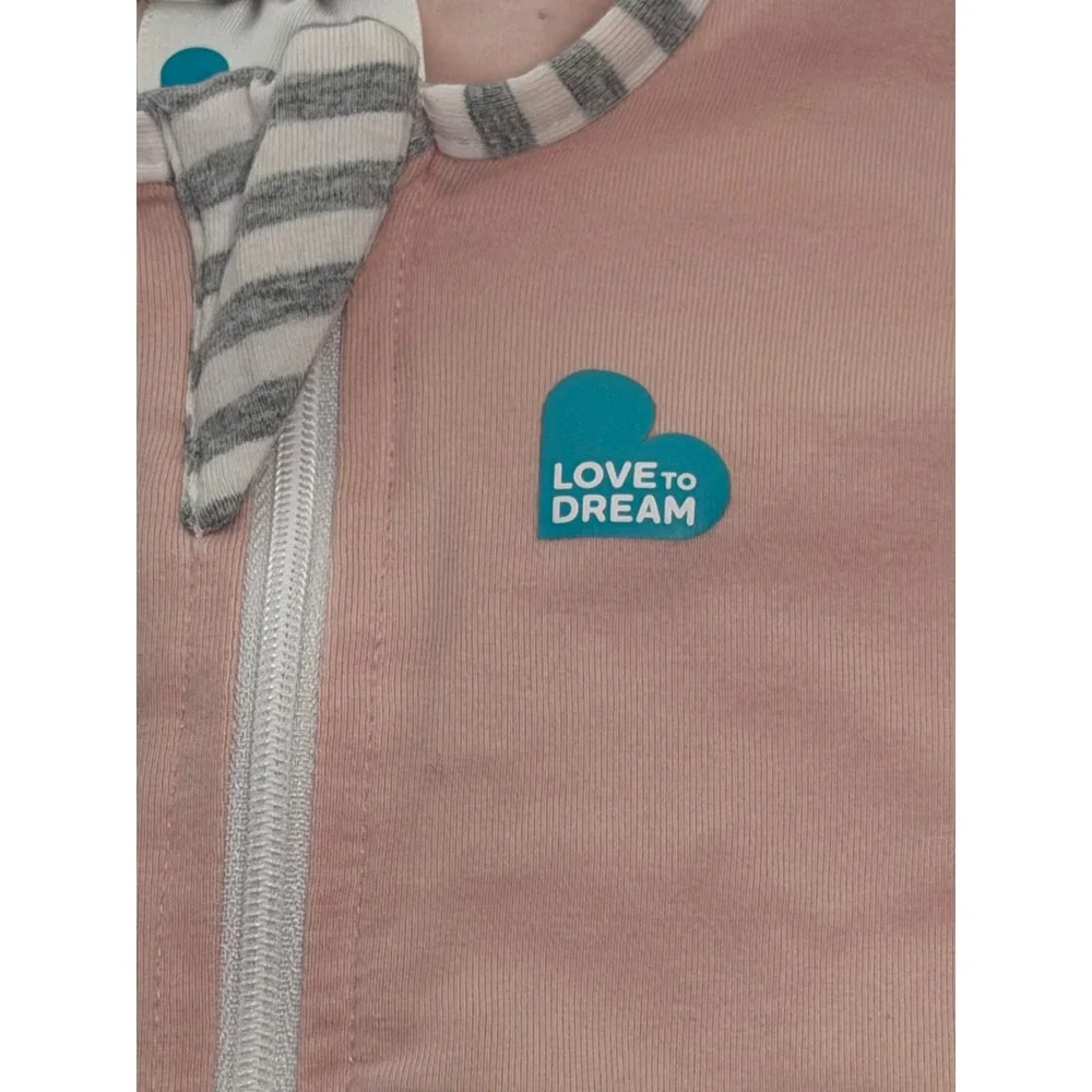 Love To Dream Swaddle UP Newborn Pink Stretch Cotton 1.0 TOG Sleep Sack
